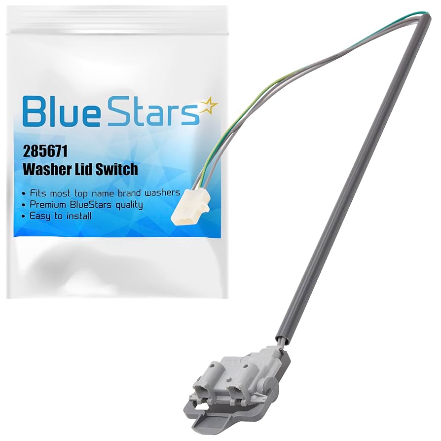 Amazon.com: BlueStars Ultra Durable 285671 Washer Lid Switch